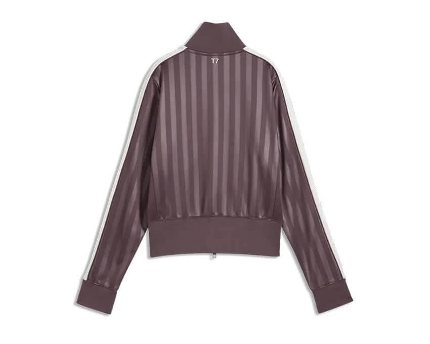 Puma T7 Track Jacket W Cacao dos — dos veste survêtement femme cacao T7