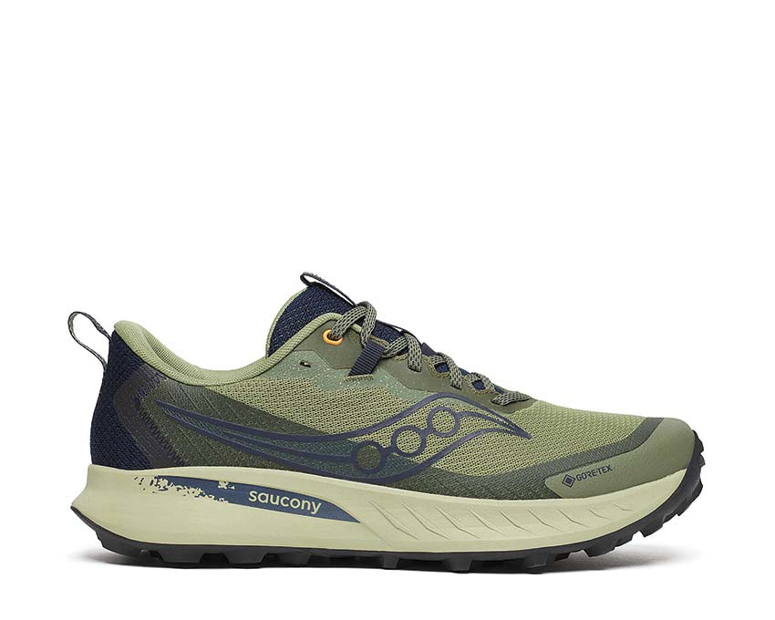 Saucony Peregrine 15 GTX Hemlock Navy — running homme amorti ProGrid
