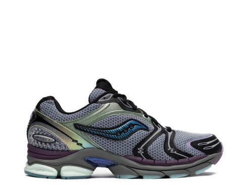 Saucony Progrid Triumph 4 Navy Holographic — men's running ProGrid cushioning