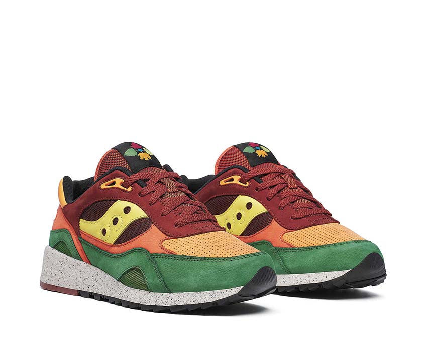 Saucony Shadow 6000 Earthy Tones side view — ProGrid cushioning
