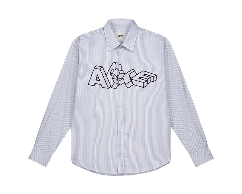 Arte Blocks Shirt — chemise unisexe motif blocs graphiques