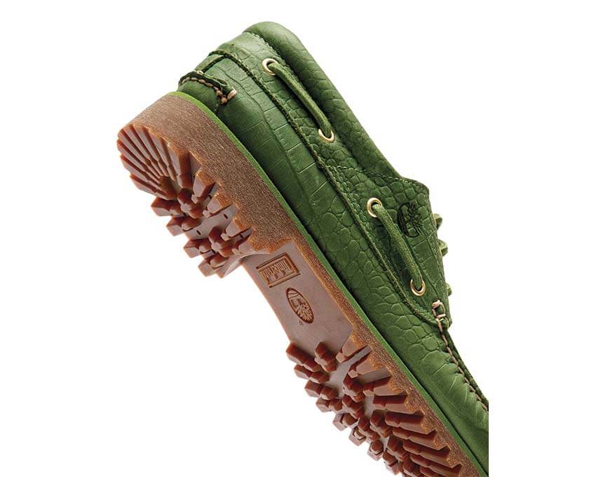 Timberland Authentic Boat Shoe Medium side view — medium nautical moccasin profile