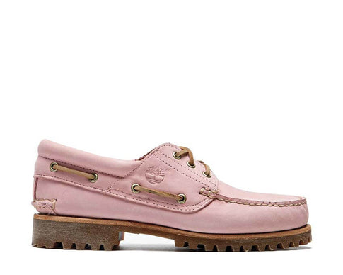Timberland Authentic Boat Shoe Rose Nubuck — chaussure bateau femme nubuck rose sport