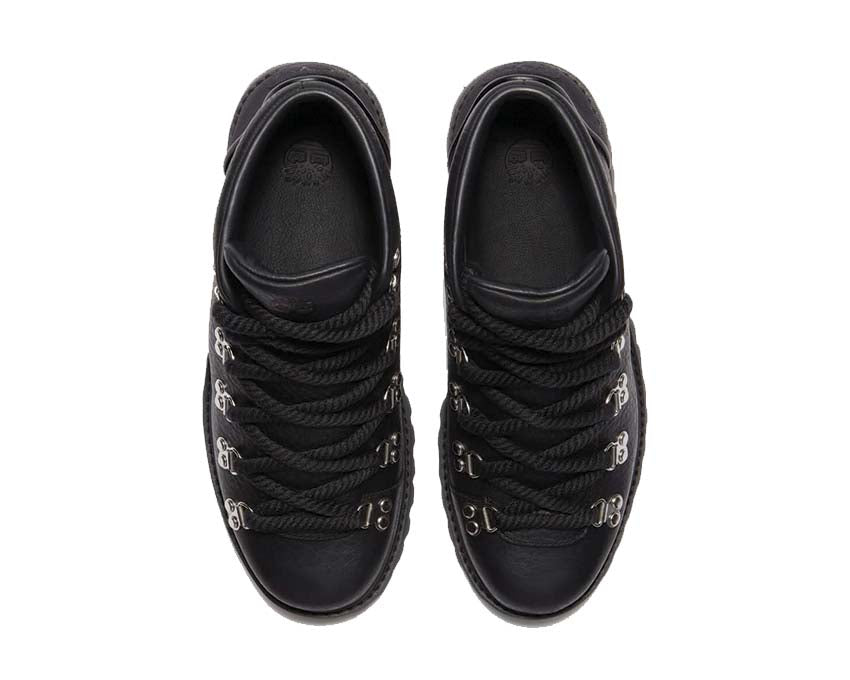 Timberland Authentic Hike Mid Boot Black Detail — Schnürsenkel und Verschlusssystem
