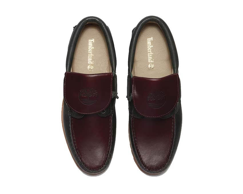 Timberland Authentic Nu-Flip Tongue détail — languette et finitions nubuck homme