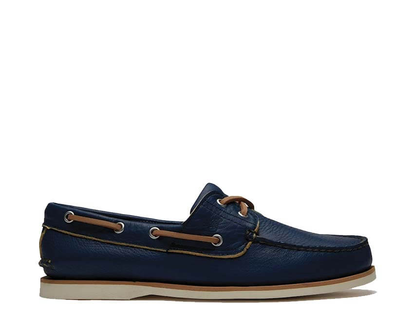 Timberland Classic Boat Shoe Dark Blue — boat shoe homme cuir bleu marine classique