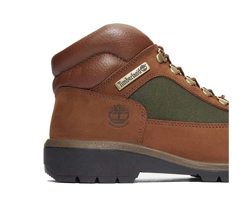 Timberland Field Boot Mid Lace Waterproof Seitenansicht — Profil Field-Boot Halbschaft
