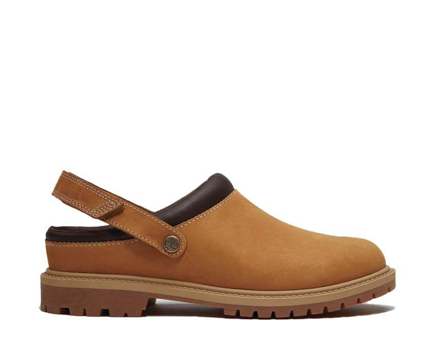 Timberland Premium Clog Wheat Nubuck — chaussure femme sabot nubuck blé confort