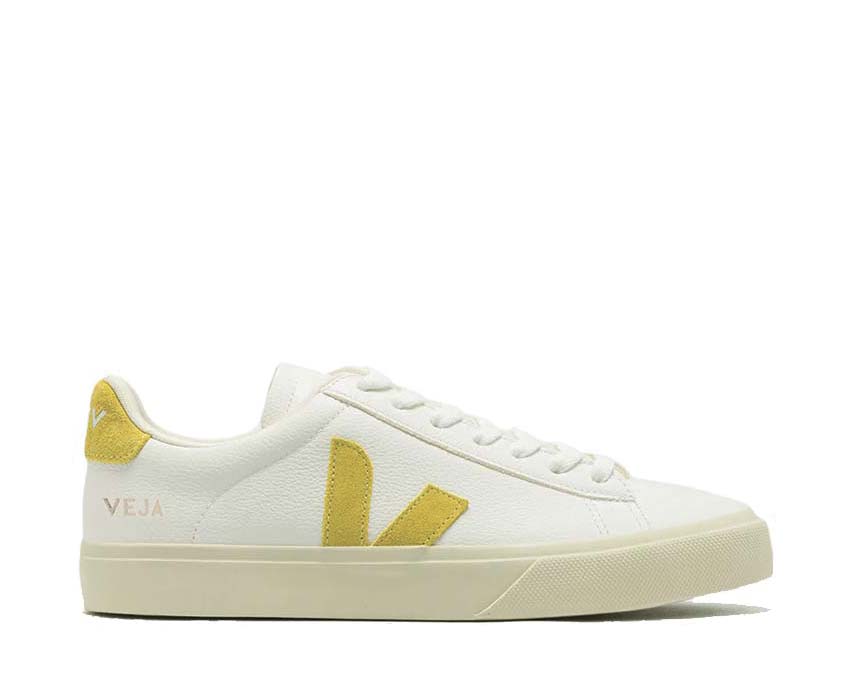 Veja Campo Chromefree Leather White Liquor — sneaker femme cuir chrome-free blanc naturel