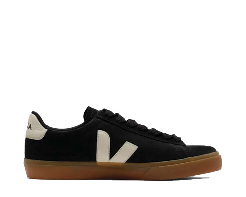 Veja Campo Suede Black Pierre — sneaker homme daim noir pierre éco-responsable