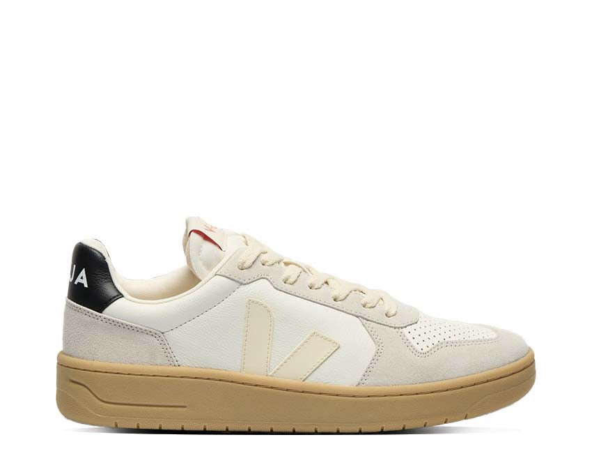 Veja V-82 Grained Leather Pure White — sneaker femme cuir grainé blanc pur