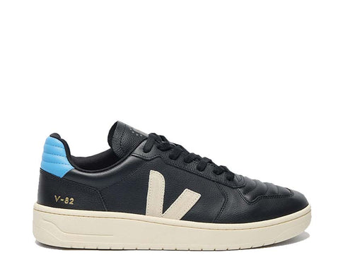 Veja V-82 II Grained Leather Black — sneaker femme cuir grainé noir V-82 II