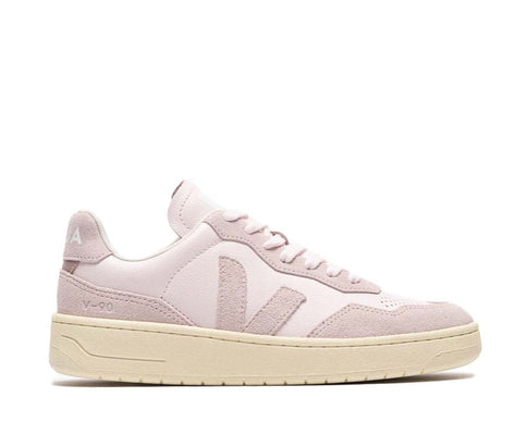 Veja V-90 O.T. Leather Lassi Petale — sneaker donna pelle nude rosa