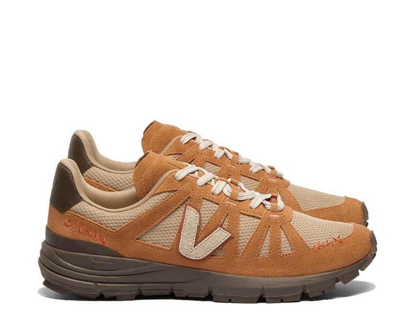 Veja x CARNAN Salar Umber vue latérale — détails CARNAN Umber