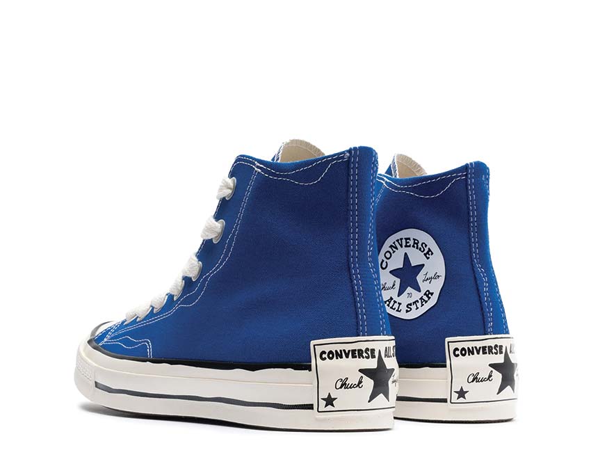 Converse Chuck 70 Sketch Blue/White-Black sole — white vulcanized sole