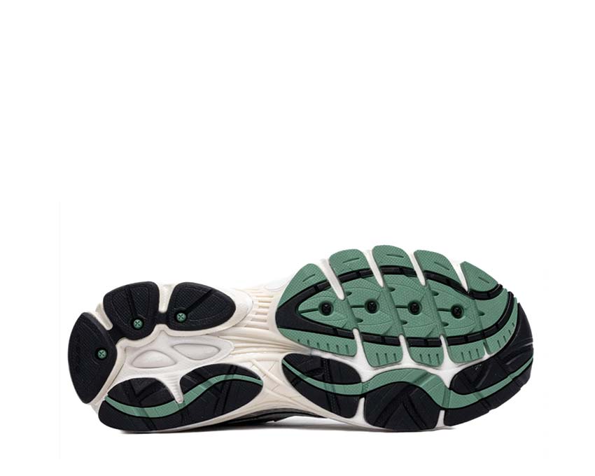 Saucony Progrid Omni 9 XLD Ivory Green détail — semelle EVA