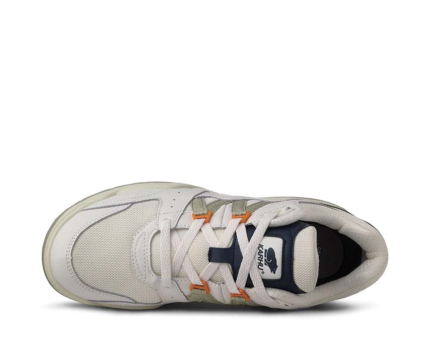 Karhu Fusion XT Cloud Dancer/Agate Grey detail — Cloud Dancer upper