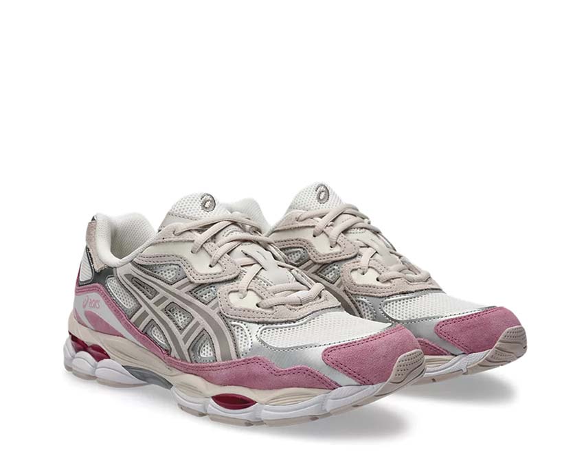 Asics Gel NYC Mineral Beige Seitenansicht — Mesh-Obermaterial