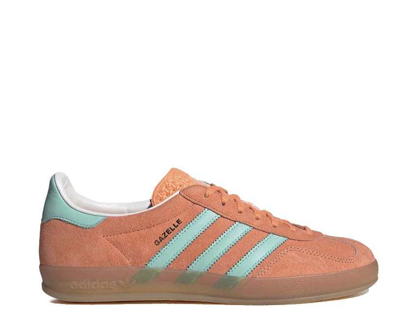 Adidas Gazelle Indoor Easy Orange Clear Mint — Unisex Sneaker Wildleder Indoor
