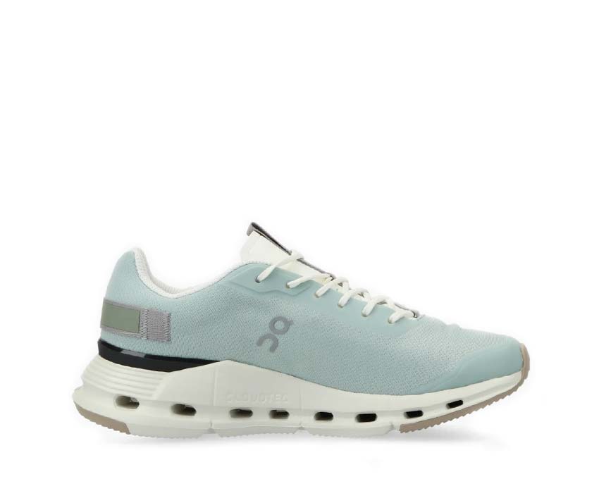On Cloudnova Form W Mineral/Ivory sole — CloudTec running lifestyle women