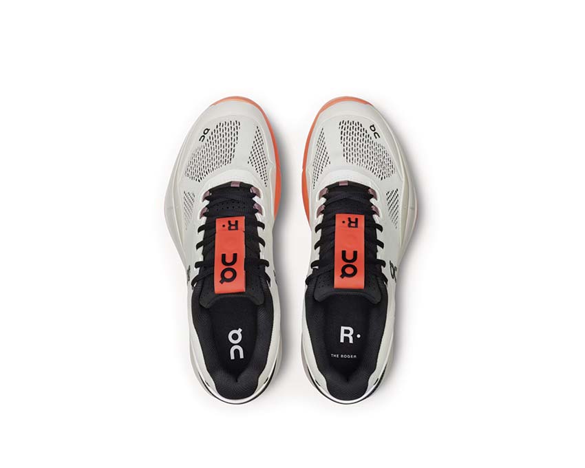 On The Roger Pro Clay White/Lily détail — tige tennis lifestyle homme