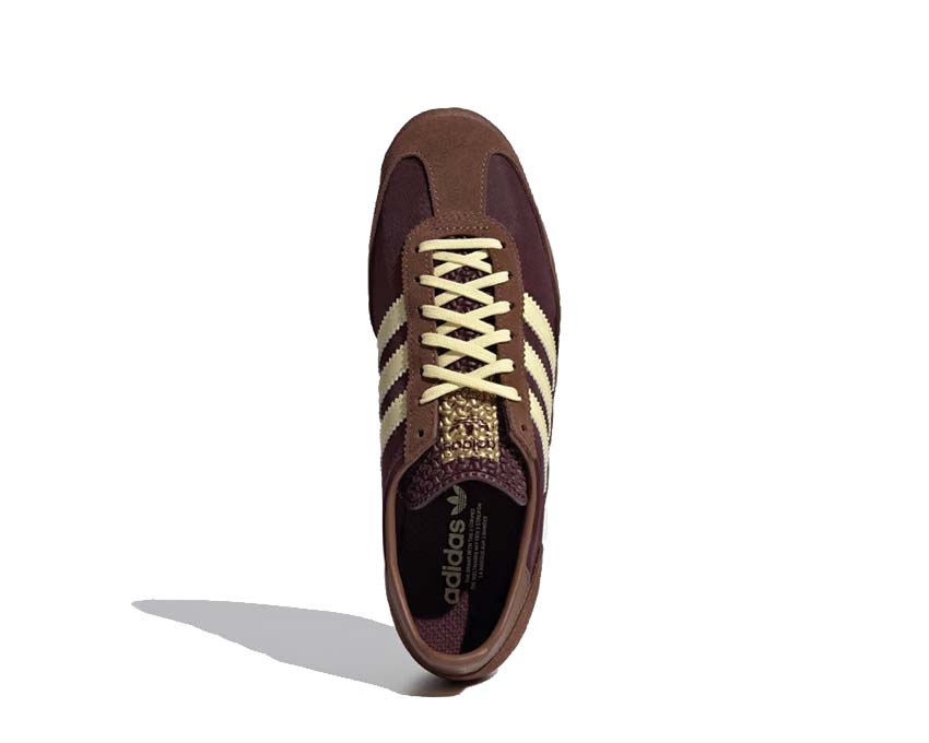 Adidas SL 72 OG W Maroon Detail — Mesh und Wildleder bordeauxrot retro