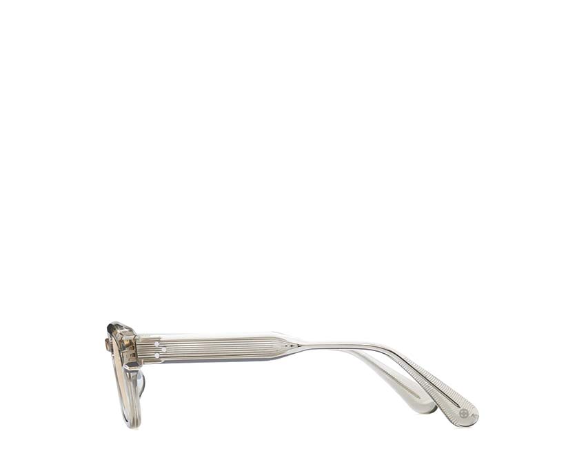 Lunetterie Générale Apéro Au Soleil Beige Crystal/Palladium vue — monture métal artisanale