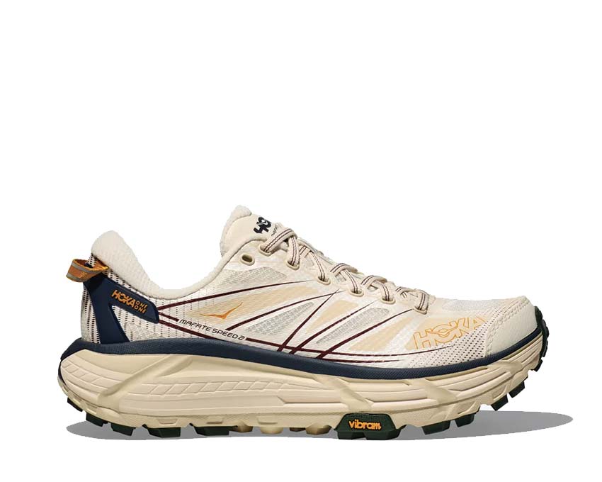 HOKA Mafate Speed 2 Alabaster Oatmilk — unisex running maximal EVA sole