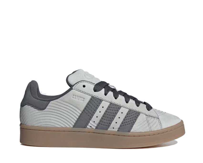 Adidas Campus 00s Ash Silver Grey Six — sneaker femme daim argenté semelle gomme