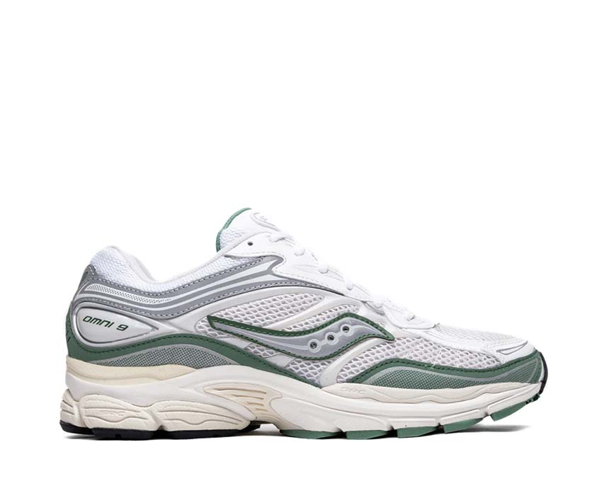 Saucony Progrid Omni 9 XLD Ivory Green — running homme amorti ProGrid
