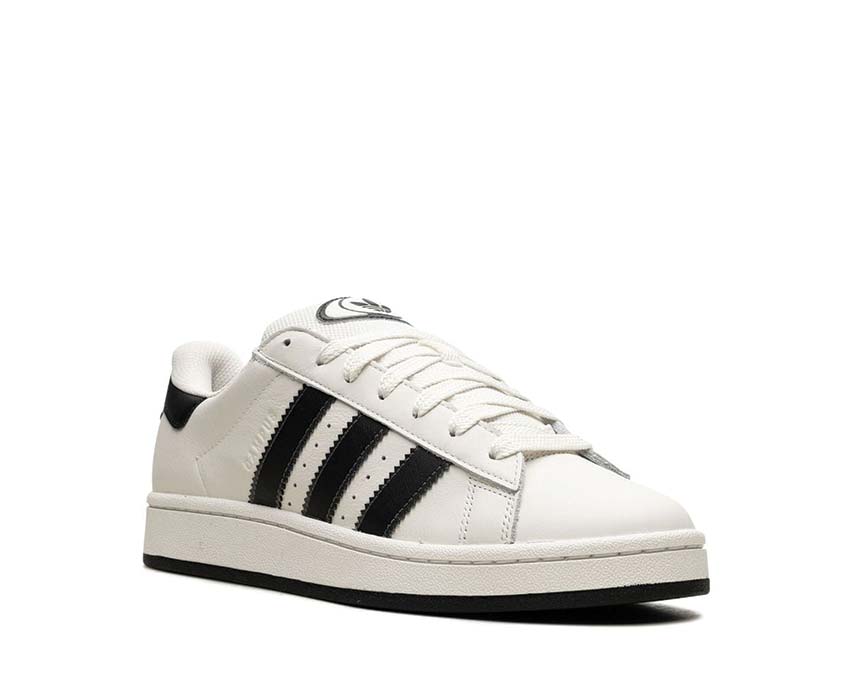 Seitenansicht — Campus 00s White Black flache Gummisohle
