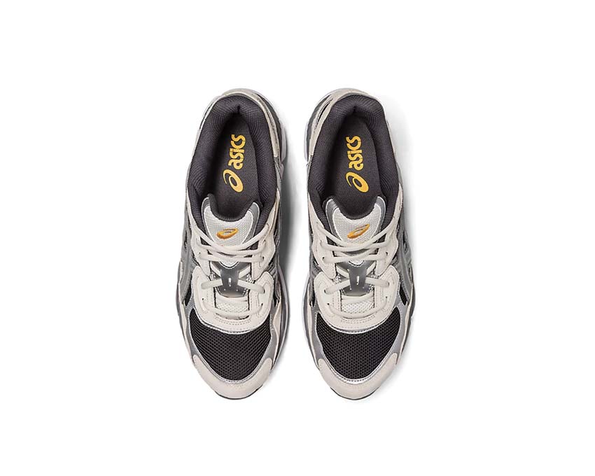 Asics Gel NYC Black/Graphite Grey 1201A789 Rückansicht — Gel-Dämpfung Ferse Vintage