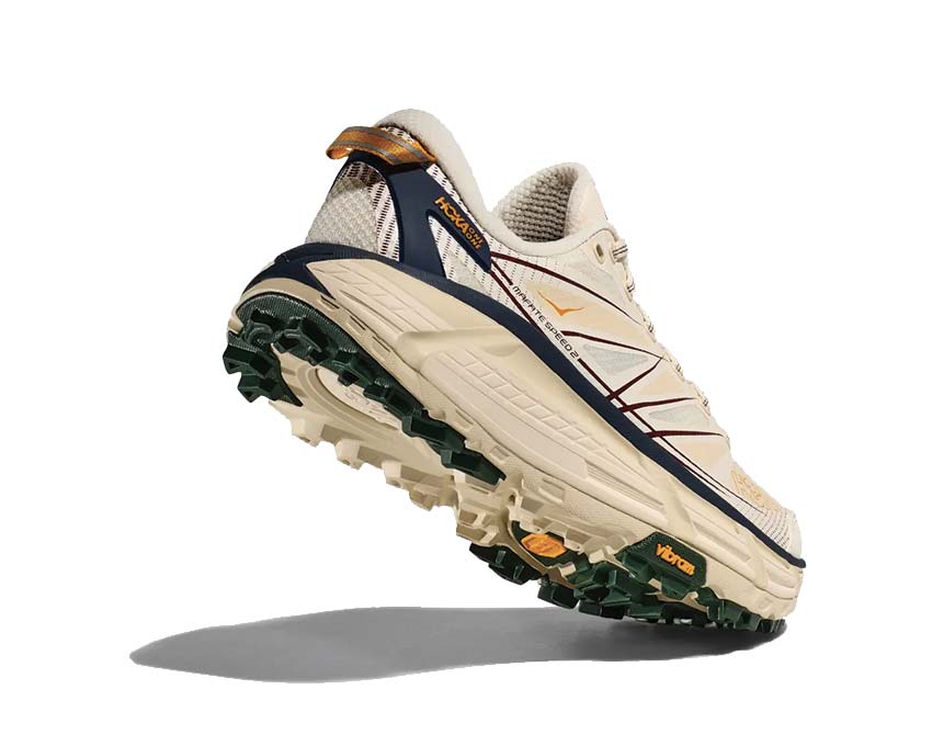 HOKA Mafate Speed 2 Alabaster Oatmilk sole — maximal cushioning