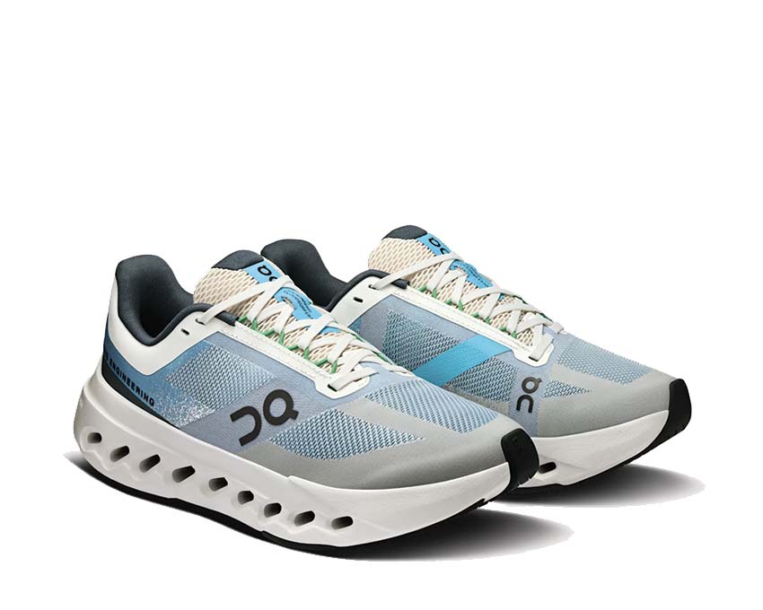 On Cloudsurfer Next W Niagara side view — flexible upper women's running