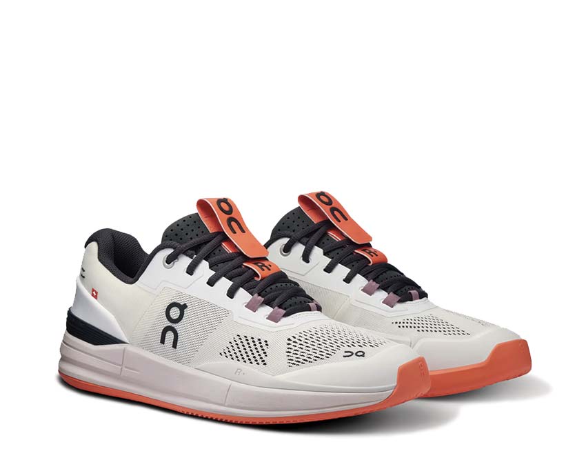 On The Roger Pro Clay White/Lily vue latérale — profil tennis clay Roger