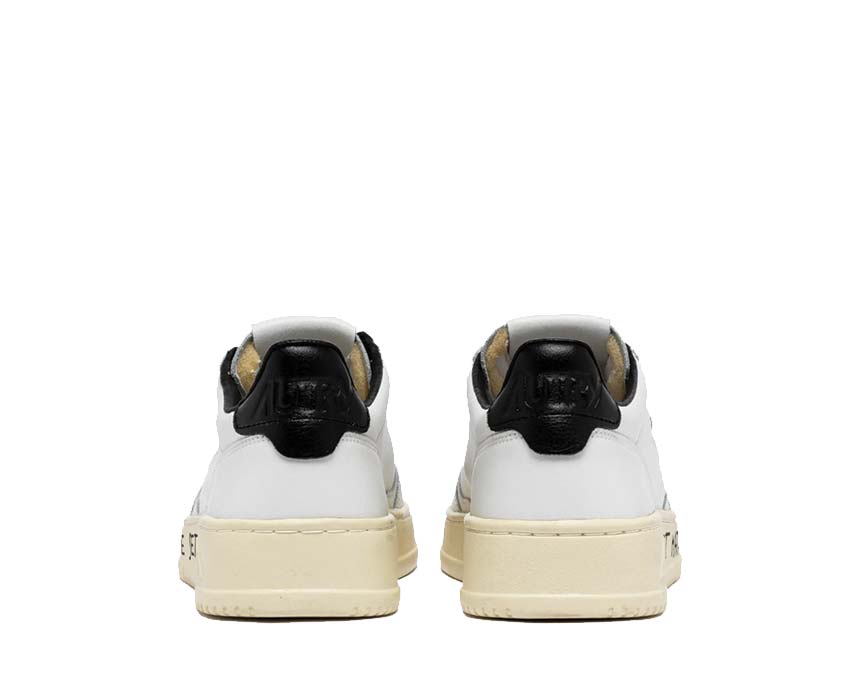Autry Medalist Low Match White Black Detail — Vintage-Tennis-Leder-Einsatz