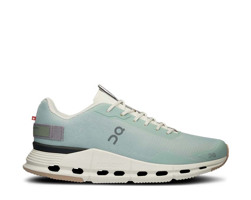 On Cloudnova Form W Mineral/Ivory — women's running shoe CloudTec comfort lifestyle