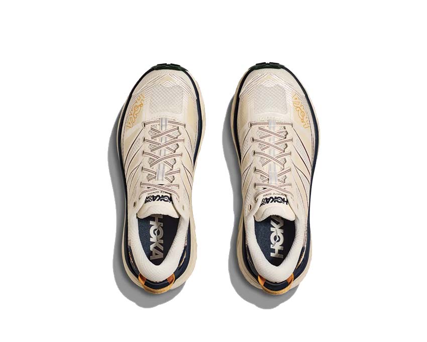 HOKA Mafate Speed 2 Alabaster Oatmilk detail — premium material