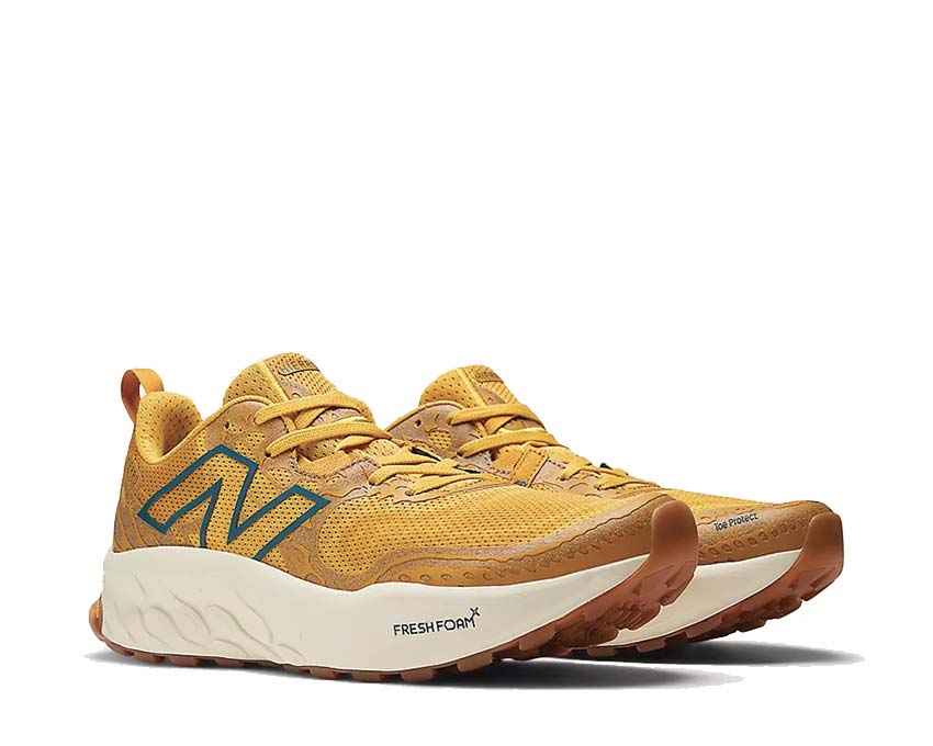 New Balance Fresh Foam X Hierro v8 MTHIERF8 Seitenansicht — schützendes Mesh-Obermaterial
