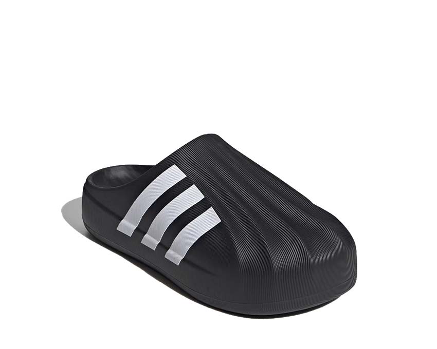 Adidas adiFOM Superstar Mule Black White side view — lightweight foam and shell toe