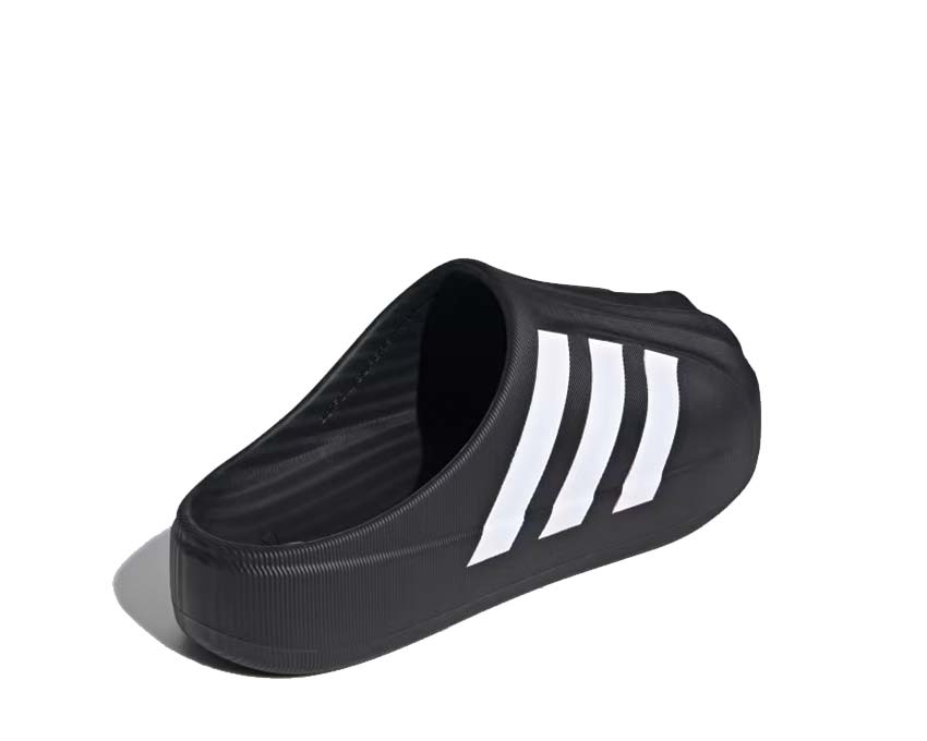 Adidas adiFOM Superstar Mule Black White sole — moulded foam sole