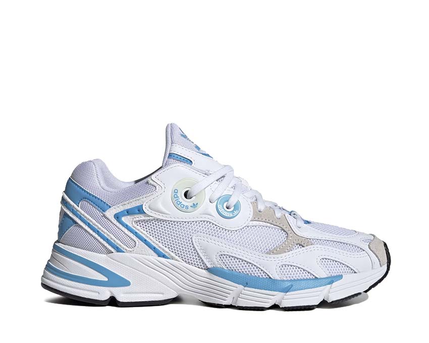 Adidas Astir W White Blue — sneaker femme mesh blanc style running vintage
