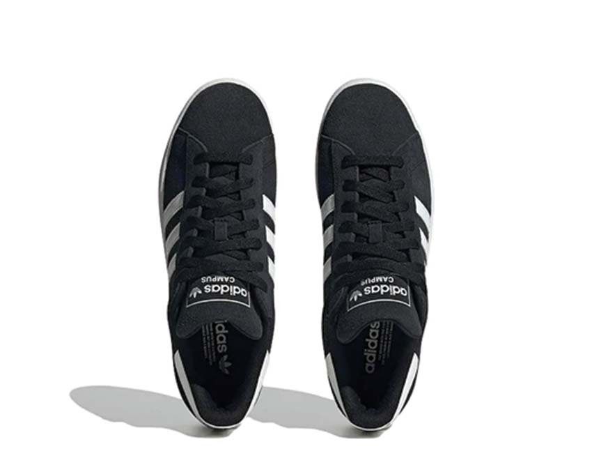 Adidas Campus 2 Black Sohle — vulkanisierter Gummi Campus-Klassiker