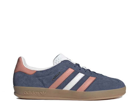 Adidas Gazelle Indoor Blue Wonder Clay — unisex sneaker blue suede indoor