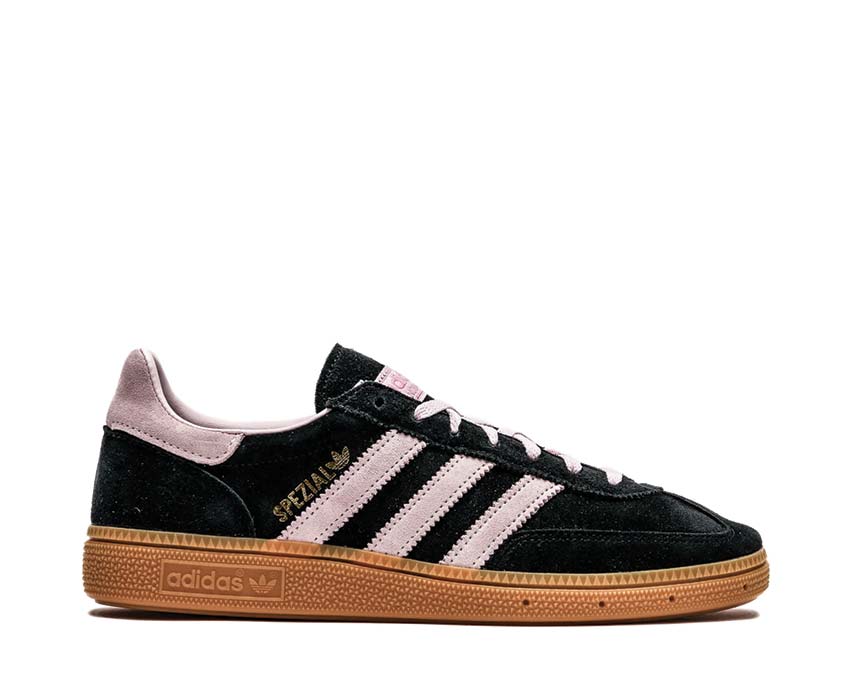 Adidas Handball Spezial W Black Pink — sneaker femme cuir noir rose vintage