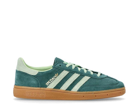 Adidas Handball Spezial W Collegiate Green — Damen Sneaker Leder Wildleder Handball Vintage