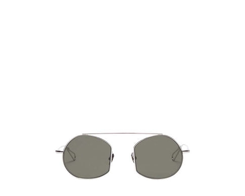 Ahlem Place des Victoires White Gold/Green — lunettes de soleil femme acétate vert doré