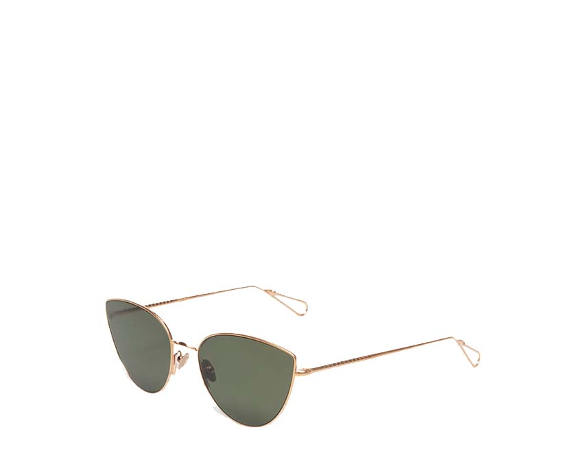 Ahlem Place du Louvre Rose Gold vue — monture acétate or rose finitions premium