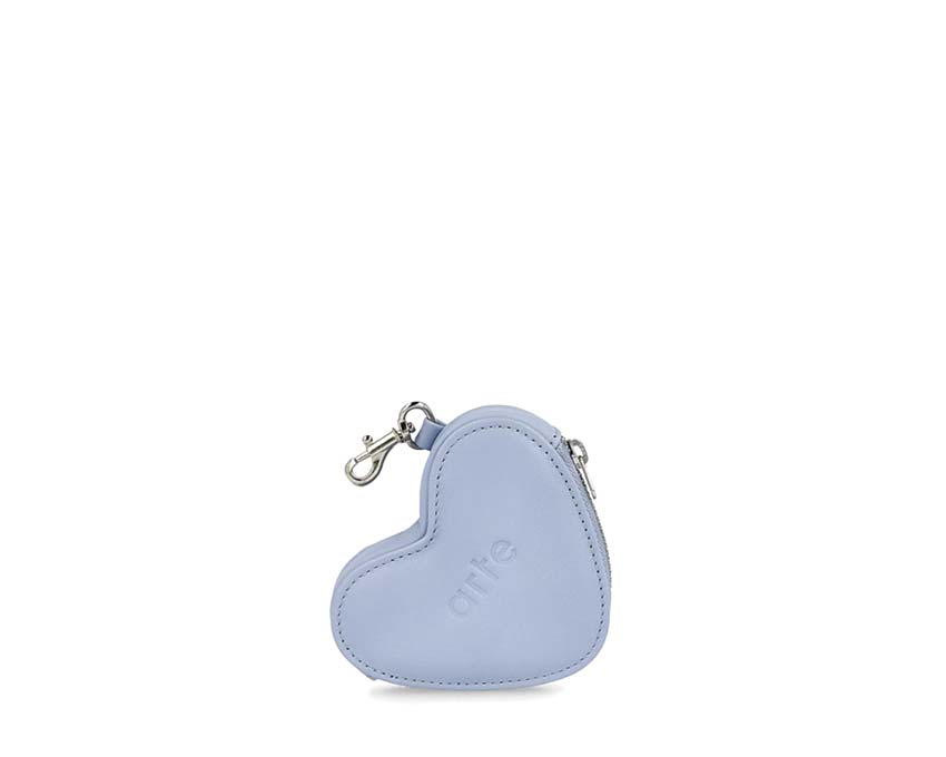 Arte Albert Coins Wallet Light Blue — portefeuille unisexe imprimé pièces