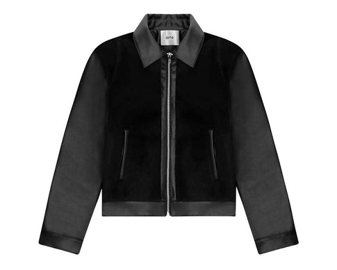 Arte Jasper Double Jacket Black — unisex double fabric jacket streetwear